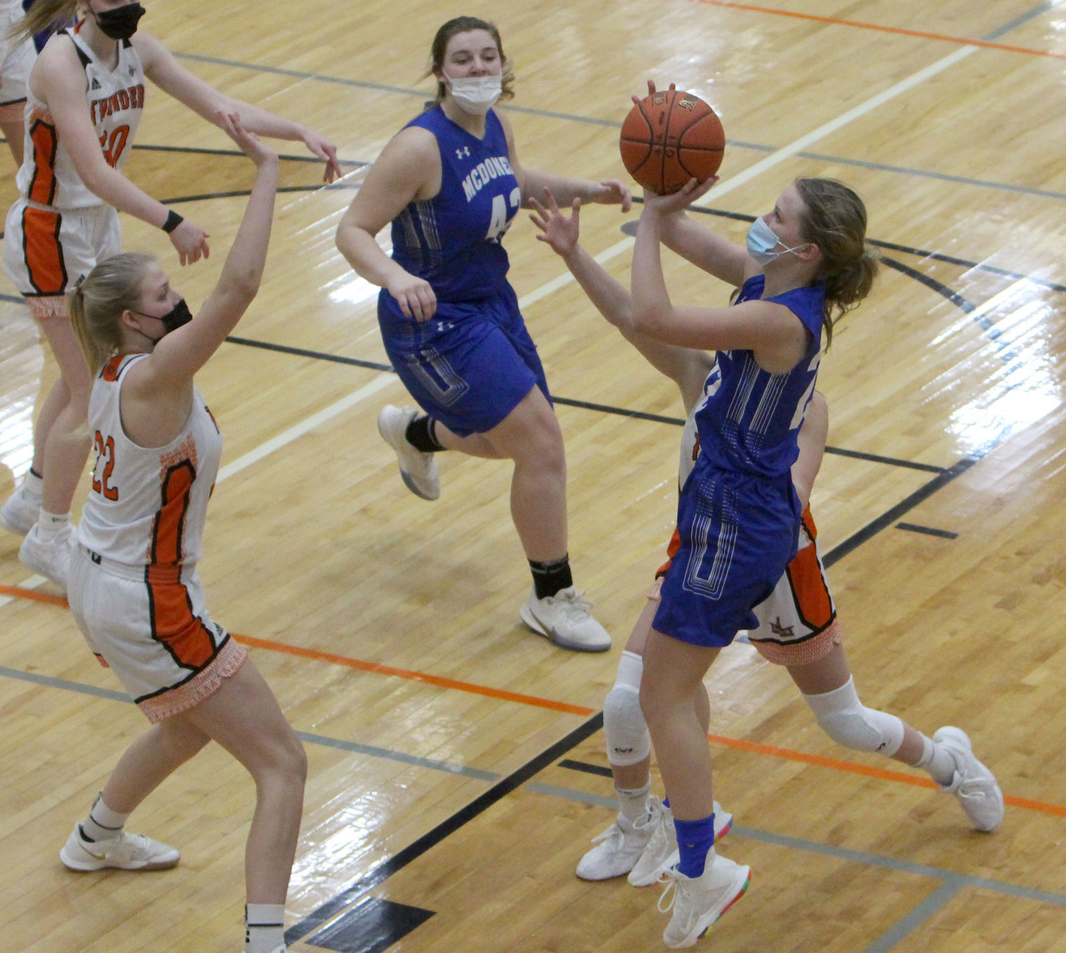 McDonell at Osseo-Fairchild girls basketball 1-11-21